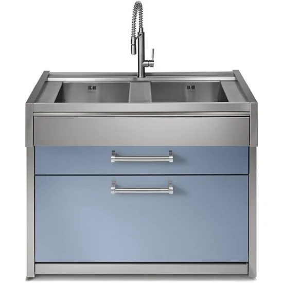 Bloc évier en acier GQ12C-L2 : la solution idéale pour votre cuisine