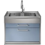 Bloc évier en acier GQ12C-L2 : la solution idéale pour votre cuisine