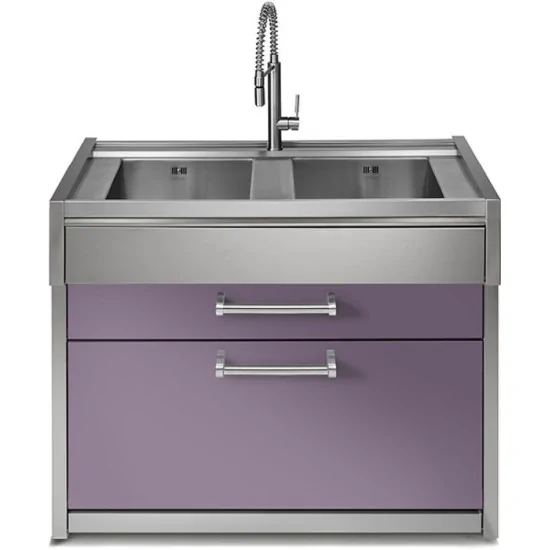 Bloc évier en acier GQ12C-L2 : la solution idéale pour votre cuisine