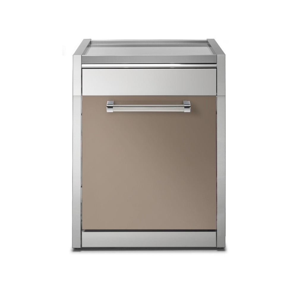 GQP7S de acero cm. 70 con cajón y puerta