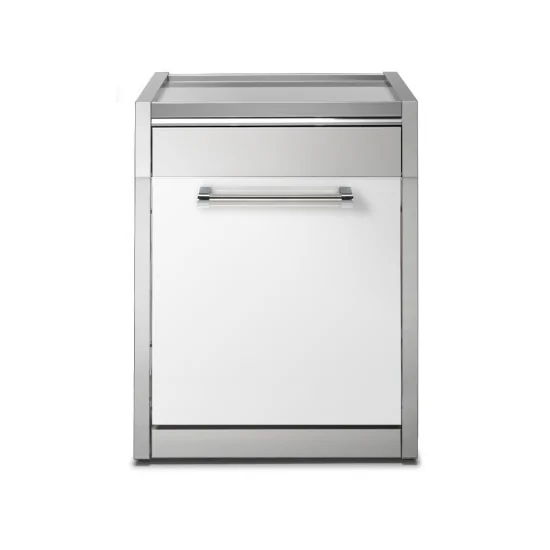 Steel GQP7S Arbeitsplatte cm. 70 mit Schublade und Tür