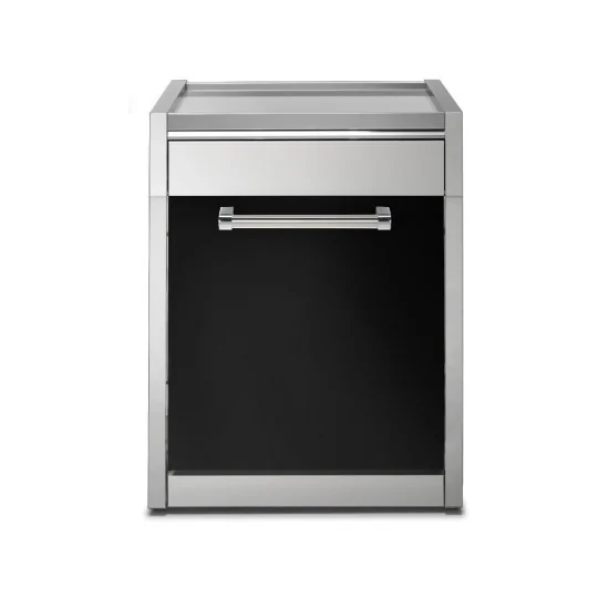 Steel GQP7S Arbeitsplatte cm. 70 mit Schublade und Tür