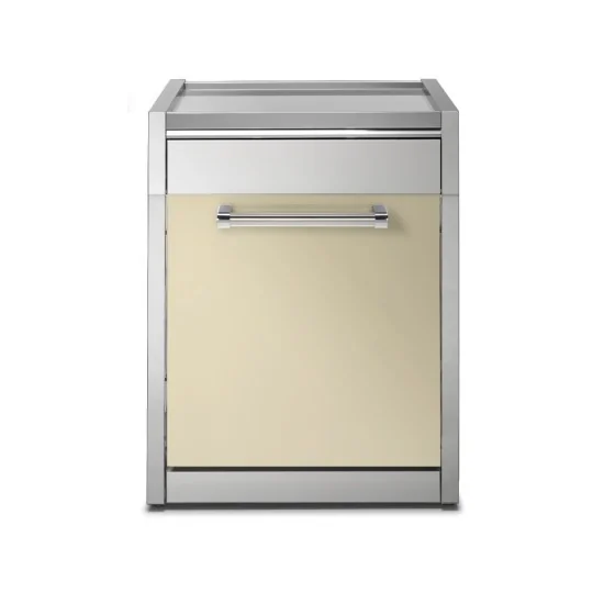 Steel GQP7S Arbeitsplatte cm. 70 mit Schublade und Tür