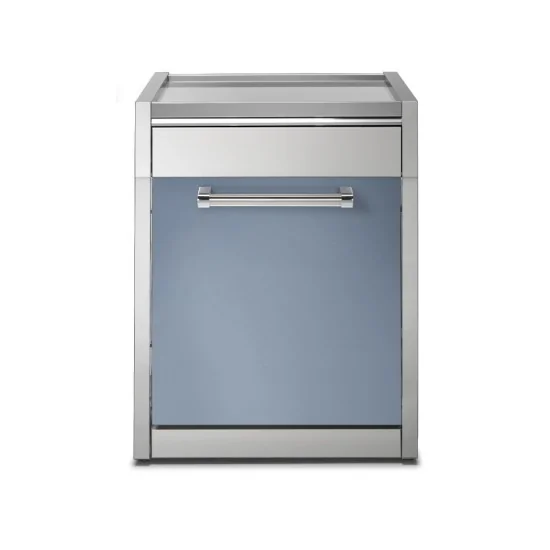 Steel GQP7S Arbeitsplatte cm. 70 mit Schublade und Tür