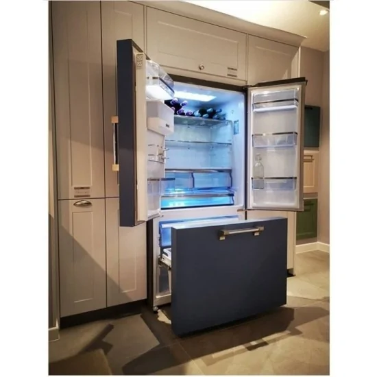 The refrigerator is available in 9 RAL colours