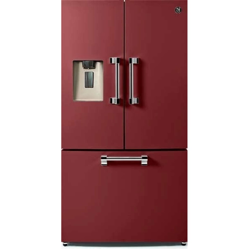 Steel AQFRB-9F refrigerator: modern and customizable design