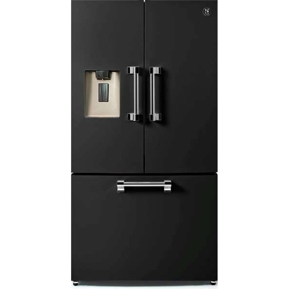 Steel AQFRB-9F refrigerator: modern and customizable design