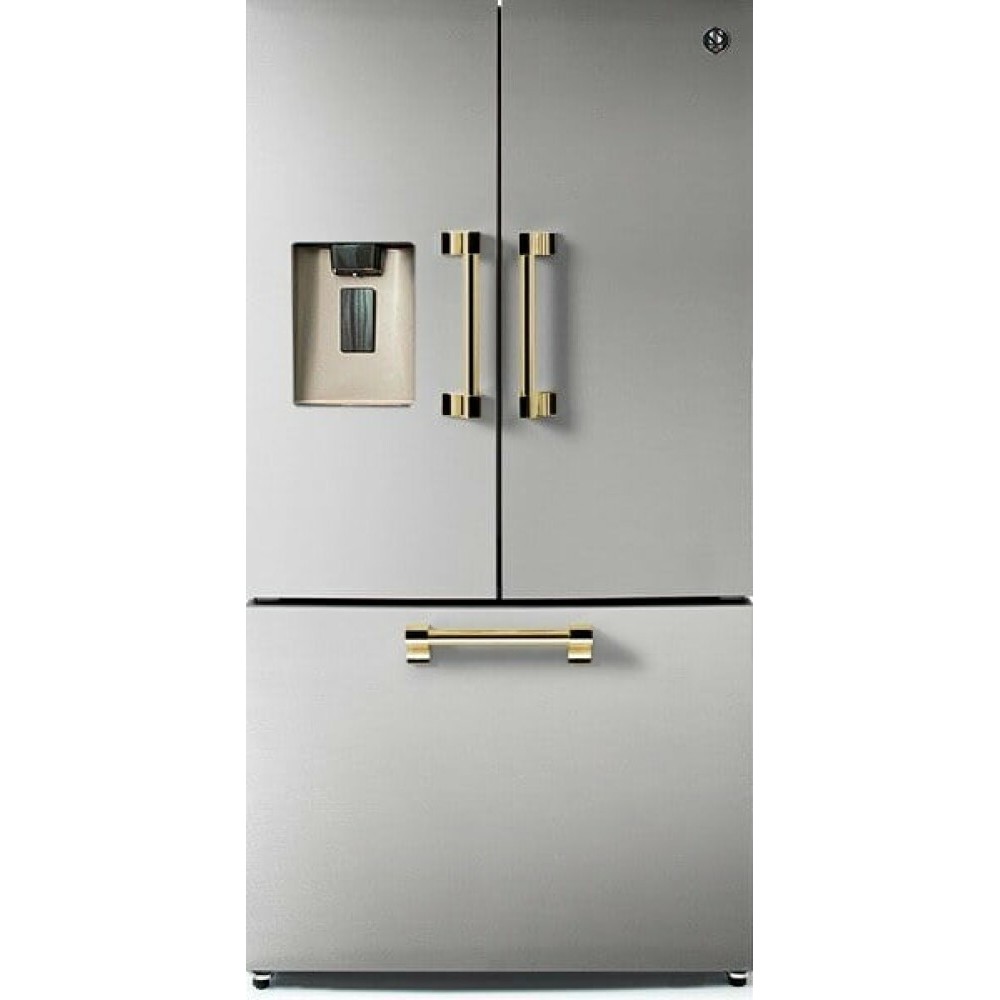 Steel AQFRB-9F refrigerator: modern and customizable design