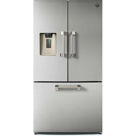 Refrigerador de acero : diseño moderno y personalizable