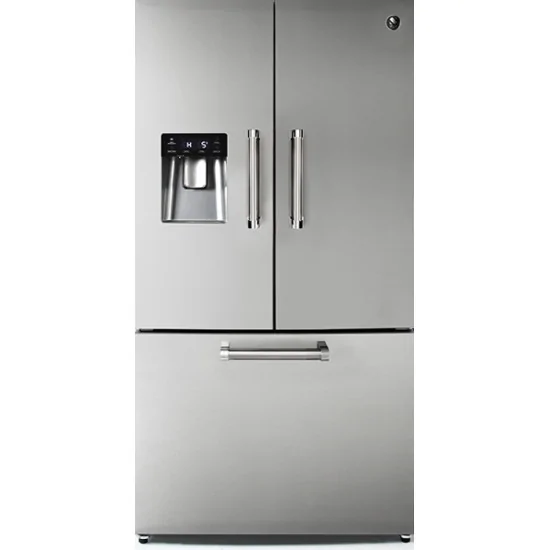 Steel GQFRB-9F refrigerator: modern and customizable design