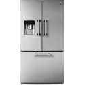 AQFR-9F Fridge french puerta laterales de acero inoxidable : Color - s.steel ss
