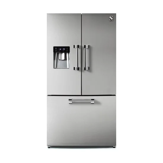 Steel refrigerator: modern and customizable design