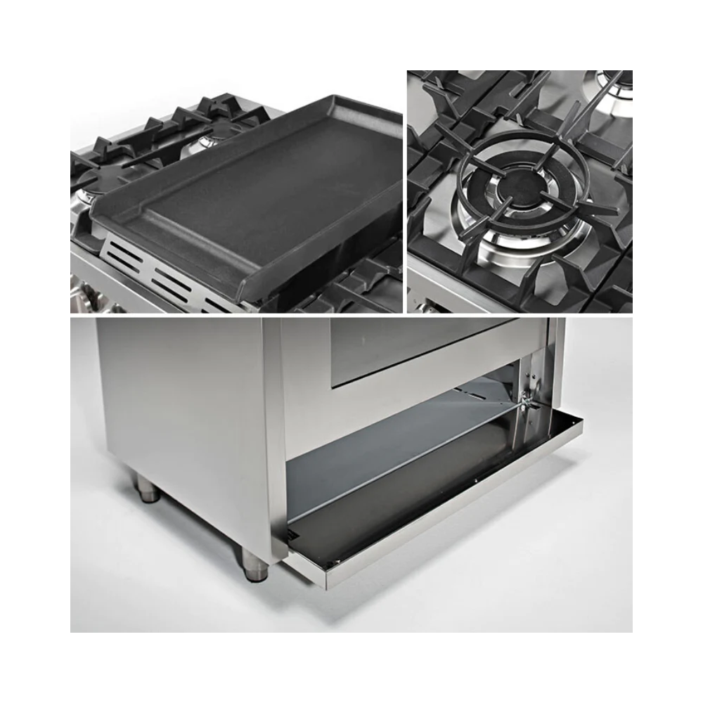 Approche cuisine Acier EQ10FF-6 NF Accent : design minimaliste et hautes performances