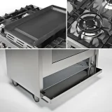 Approche cuisine Acier EQ10FF-6 NF Accent : design minimaliste et hautes performances