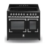 Steel OXFORD | Cucina Professionale | 100cm | Doppio Forno | Induzione