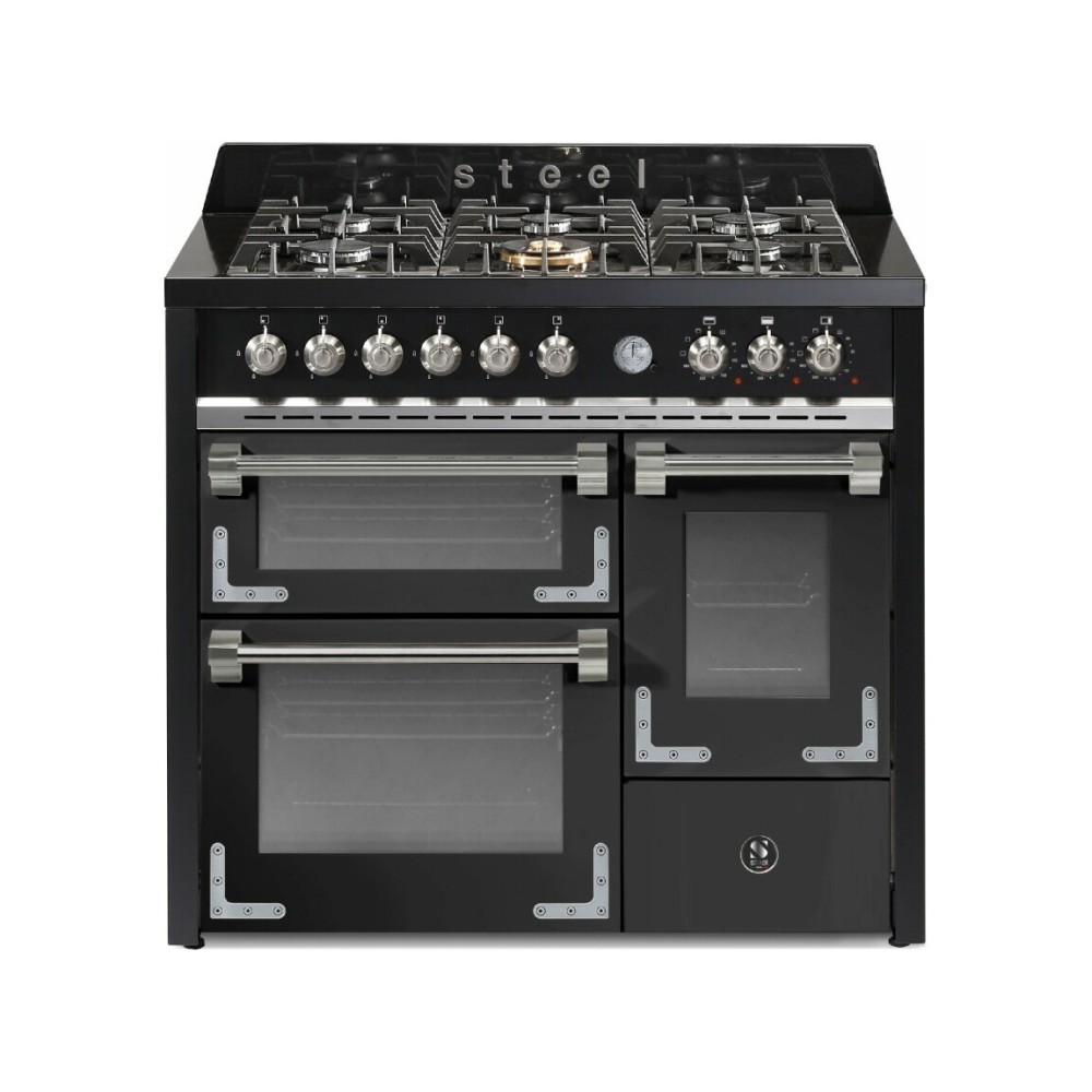 Acero OXFORD TENIDO Cocina 100cm TENIDO 3 Suministros TENIDO Gas y Electricidad TENIDO Versatil