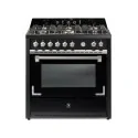 Steel OXFORD X9F-6 - 90cm Kitchen, Gas and Electric, Multifunction : colours - s.Steel SS