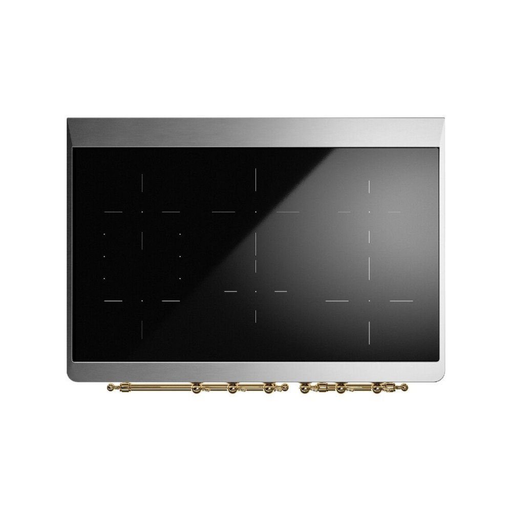 ILVE MD10N – Frei stehende Kochstelle 100 cm, Doppelbackofen, 5 konfigurierbare Versionen (Gas/Induktion)