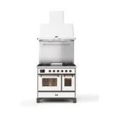 ILVE MD10N – Frei stehende Kochstelle 100 cm, Doppelbackofen, 5 konfigurierbare Versionen (Gas/Induktion)
