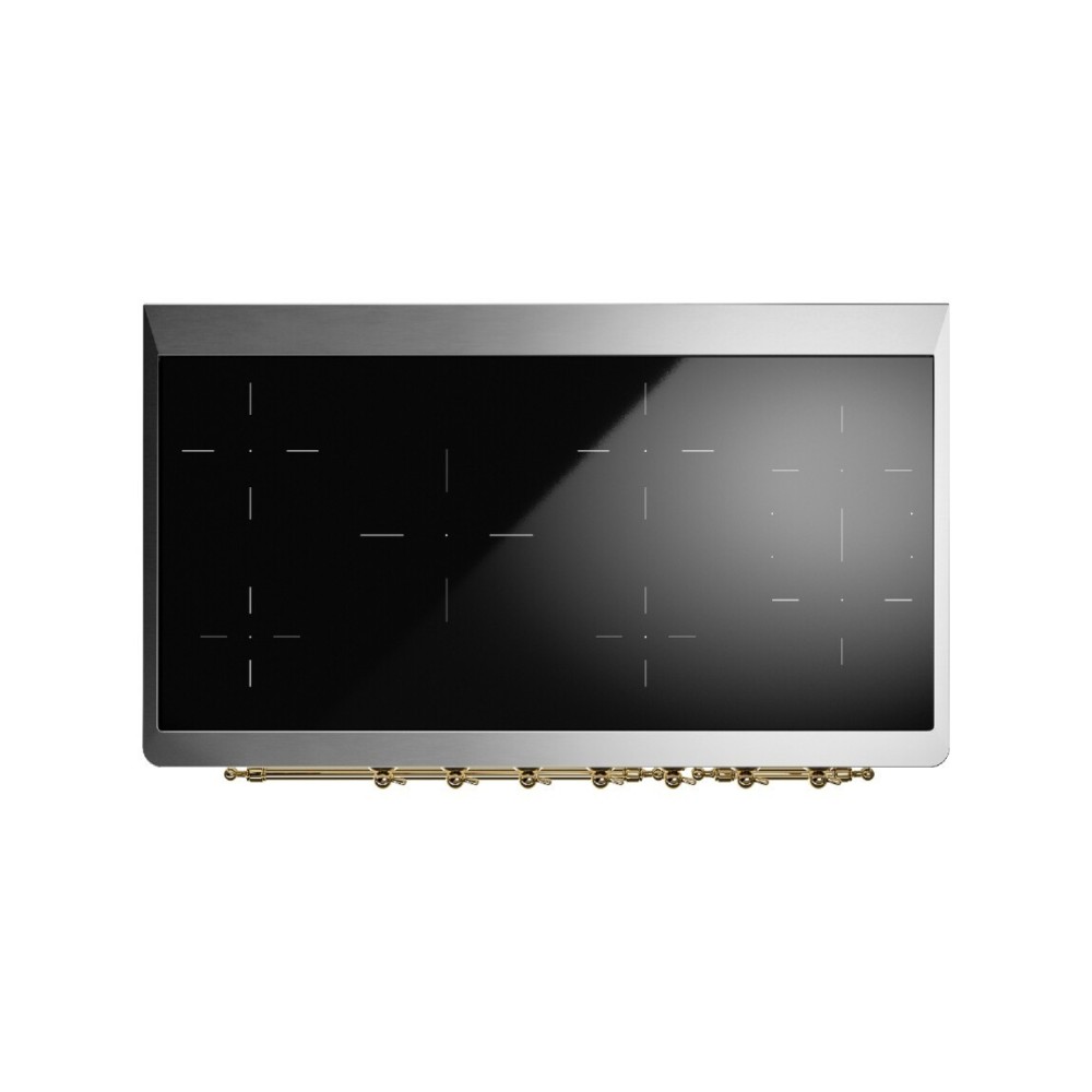 ILVE M12N Frei stehende Kochstelle 120 cm Doppelbackofen | 5 Konfigurierbare Versionen | Touch A+ Majestic