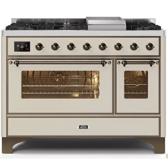 ILVE M12N – Freestanding Cooktop 120 cm, Double Oven, 5 Configurable Versions (Gas/Induction)