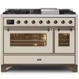 ILVE M12N – Placa de cocción libre 120 cm, doble horno, 5 versiones configurables (gas/inducción)