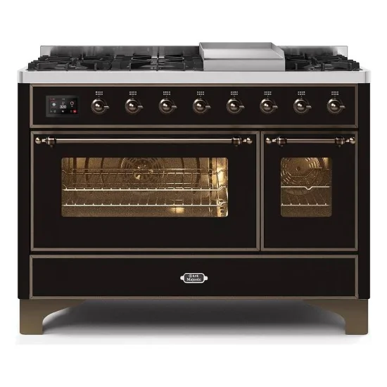 ILVE M12N – Freestanding Cooktop 120 cm, Double Oven, 5 Configurable Versions (Gas/Induction)