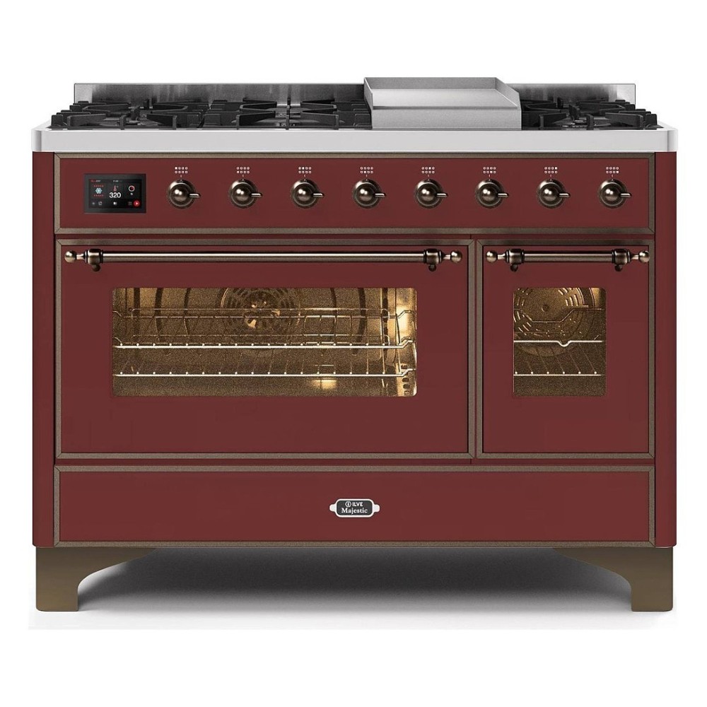 ILVE M12N – Placa de cocción libre 120 cm, doble horno, 5 versiones configurables (gas/inducción)