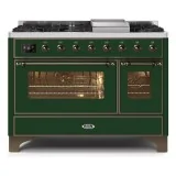 ILVE M12N – Frei stehende Kochstelle 120 cm, Doppelbackofen, 5 konfigurierbare Versionen (Gas/Induktion)