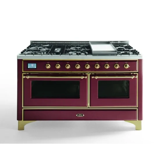 ILVE M15N – Freestanding Cooktop 150 cm, Double Oven (80 + 60 cm), 3 Configurable Versions