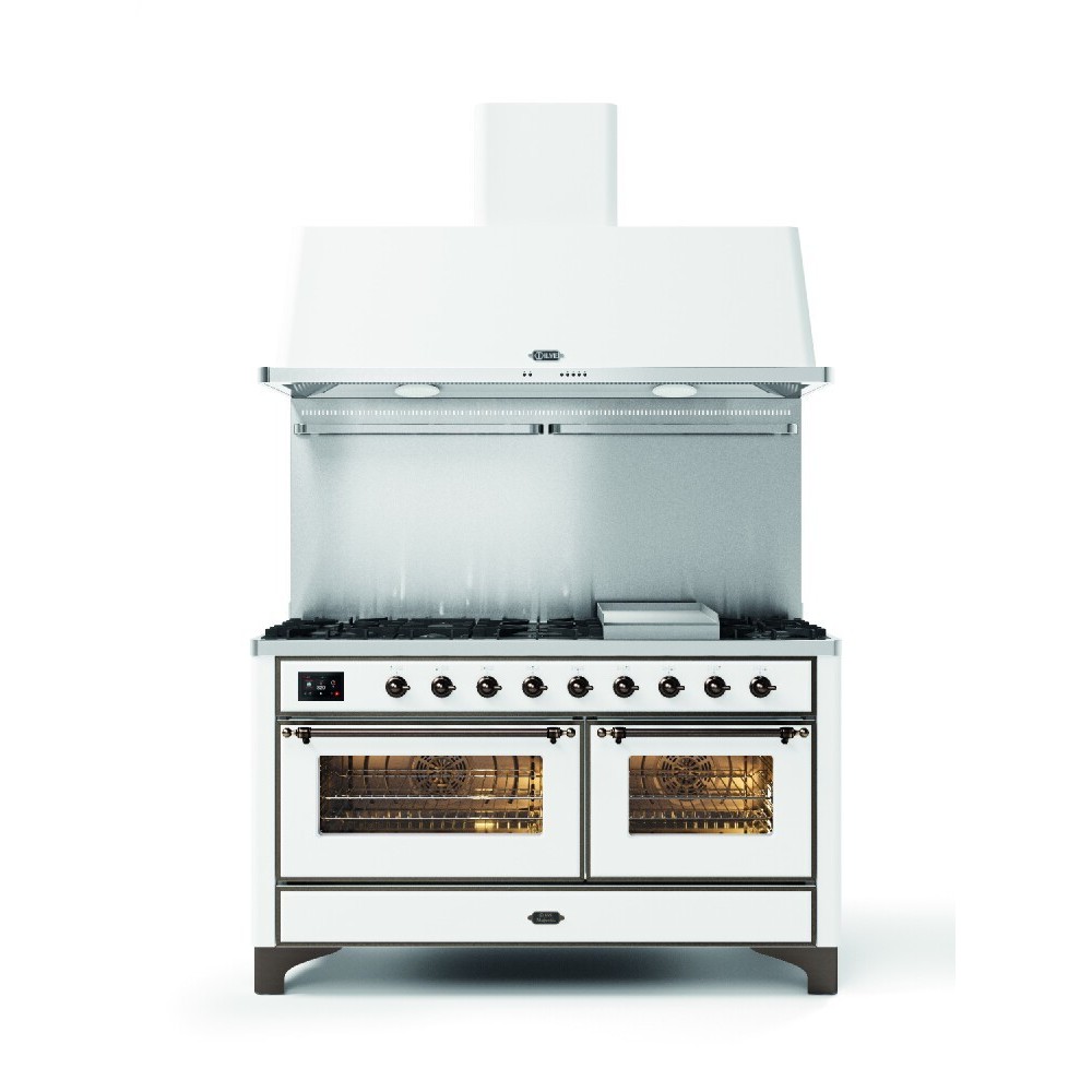 ILVE M15N – Frei stehende Kochstelle 150 cm, Doppelbackofen (80 + 60 cm), 3 konfigurierbare Versionen