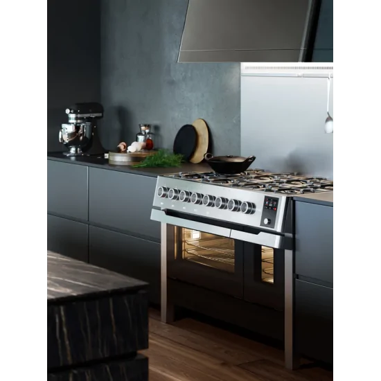 Ilve PM128DS3/SS:让你感觉自己像个真正的厨师的烹饪区块