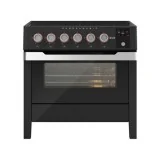 Blocco Cottura PM09-MK a Induzione – 6 Zone + Forno 80 cm – Nero Opaco