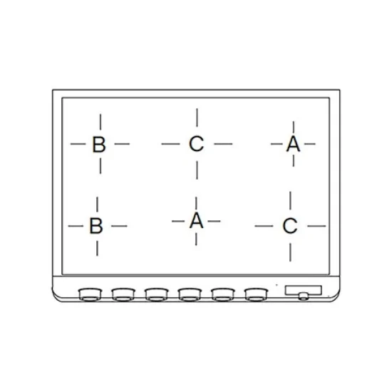 Encimera PM09 de libre instalación – 6 fuegos gas + Horno 80 cm – Acero inoxidable