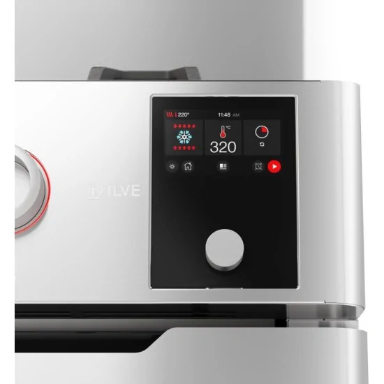 Table de cuisson PM09 en pose libre – 6 feux gaz + Four 80 cm – Acier inoxydable