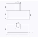 Encimera PM12 de libre instalación – 8 fuegos gas + Doble horno – Acero inoxidable