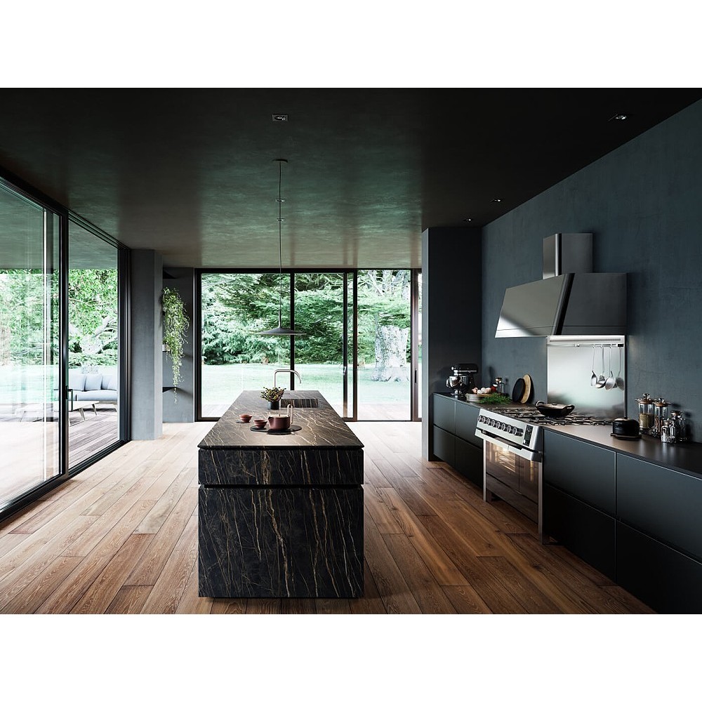 Blocco Cottura PM12 a Libera Installazione – 8 fuochi gas + Doppio forno – Acciaio Inox