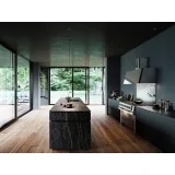 PM12 Freestanding Hob – 8 Gas Burners + Double Oven – Stainless Steel