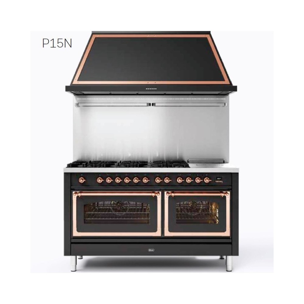 烹饪 Ilve P15N:2个烤箱、3个木头和8种颜色