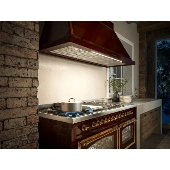 Cocina Ilve P15N: 2 hornos, 3 placas y 8 colores