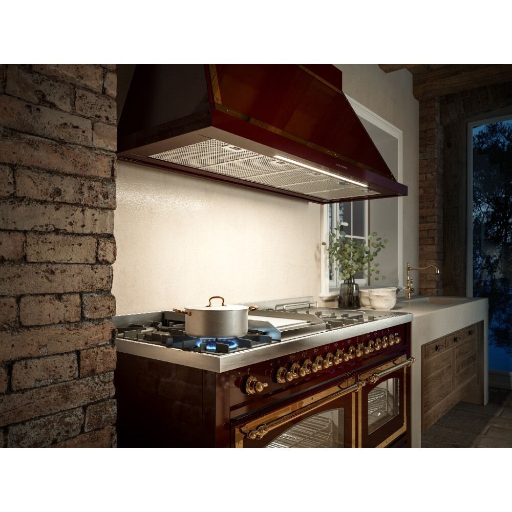 Cuisine d'approche Ilve P15N : 2 fours, 3 plaques de cuisson et 8 couleurs