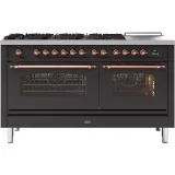 Cucina da accosto Ilve P15N: 2 forni, 3 piani cottura e 8 colori