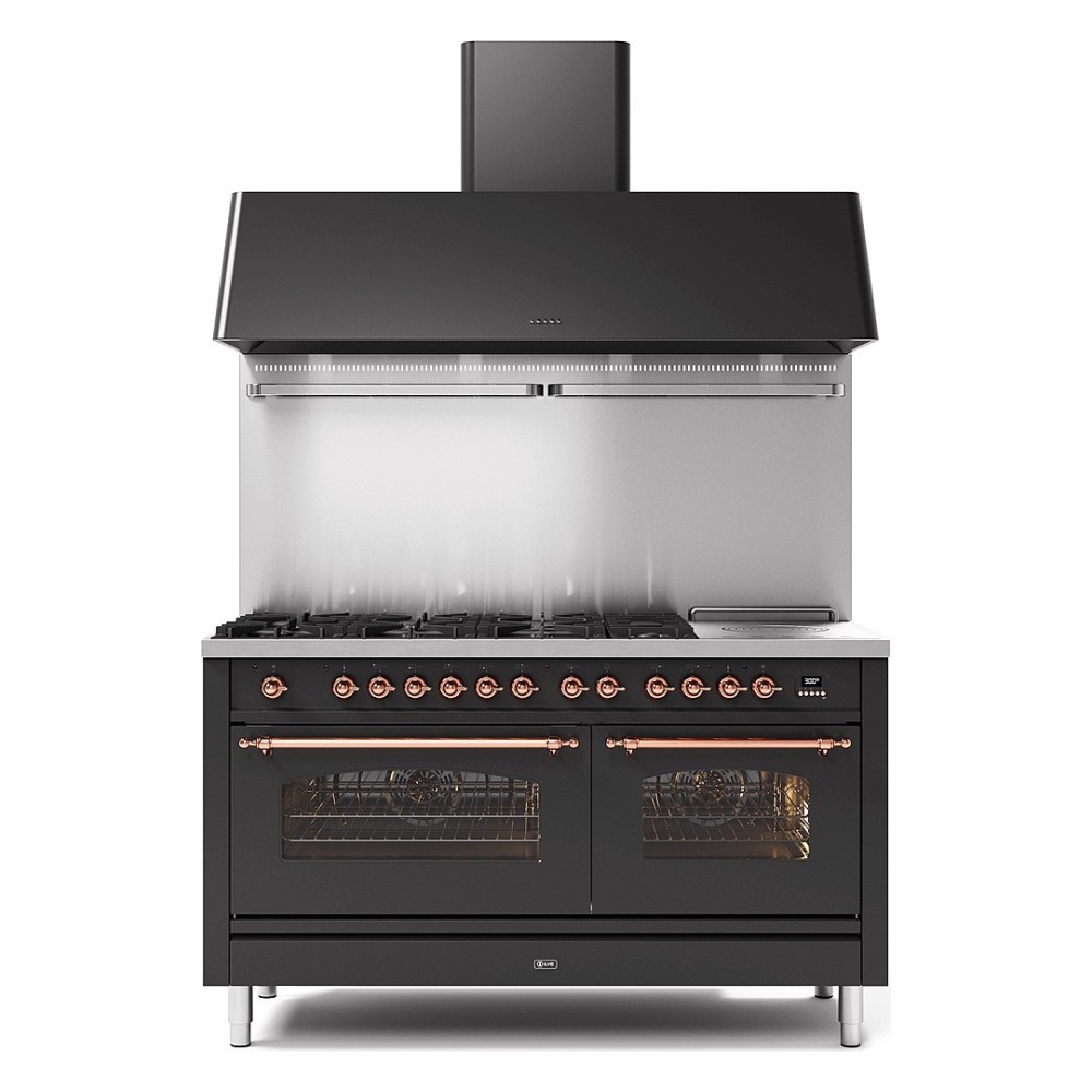 Cucina da accosto Ilve P15N: 2 forni, 3 piani cottura e 8 colori