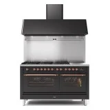 Ilve P15N approach kitchen: 2 ovens, 3 hobs and 8 colours