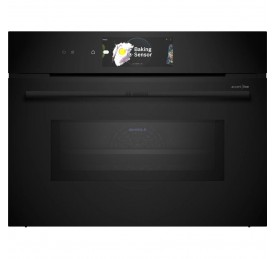 Series 8 Compact oven with microwave 60 x 45 cm Black