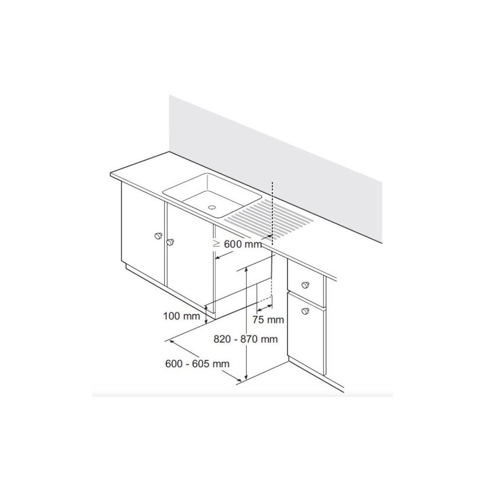 Dishwasher SKSDW2402P | 10 Programs | Drying Auto Open | Perfect for Every Occasion