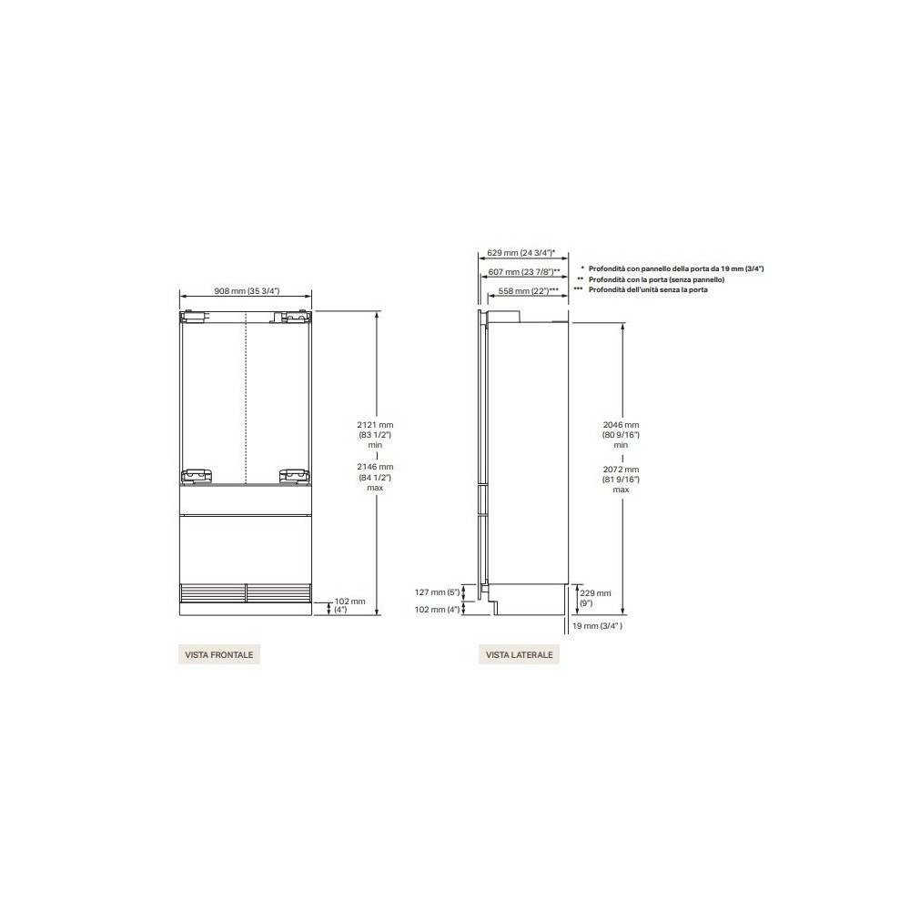 Fridge French Door от Incasso SKSFD3614P | Элегантность и мощность | современный дизайн