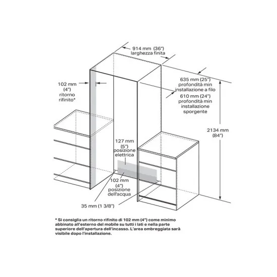 Fridge French Door от Incasso SKSFD3614P | Элегантность и мощность | современный дизайн