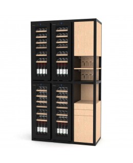 La cantina modulare Youwine YWT3X4W è la soluzione ideale per chi desidera conservare il proprio vino in modo ottimale.