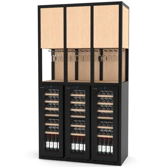 Der modulare Weinkeller Youwine YWT3X3W ist eine elegante und effiziente Lösung für die Lagerung Ihrer Weinsammlung.